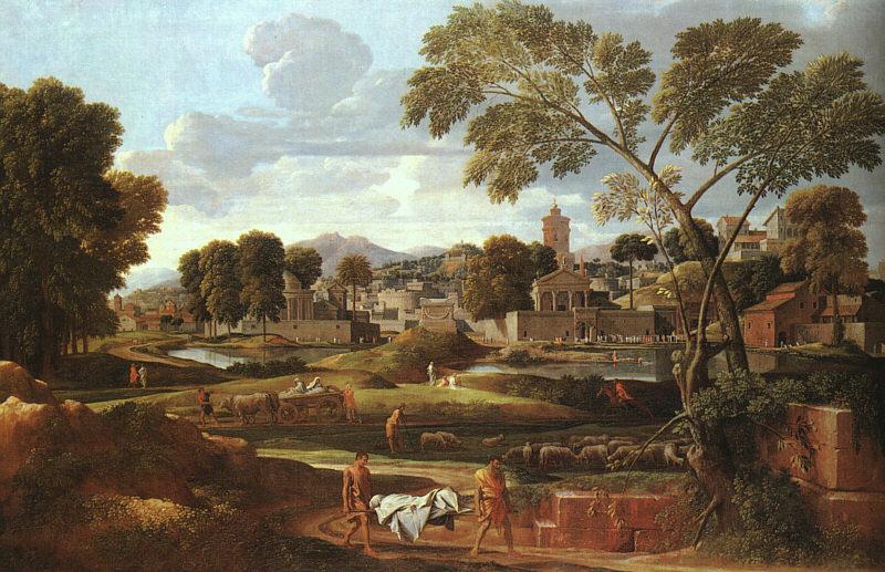 Nicolas Poussin The Funeral of Phocion Sweden oil painting art